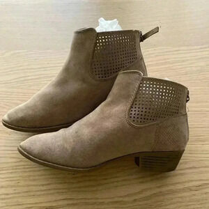 💥Justice Girl Dress Boots Brown/Tan 5